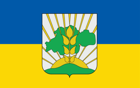 Прапор Герб Солонянського району (flag-177)