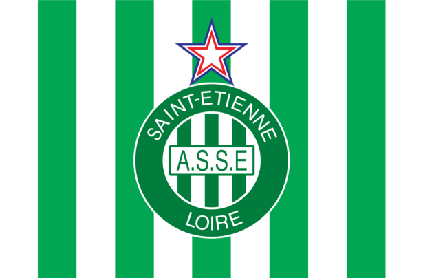 Прапор ФК Сент-Етьєн (football-00067)