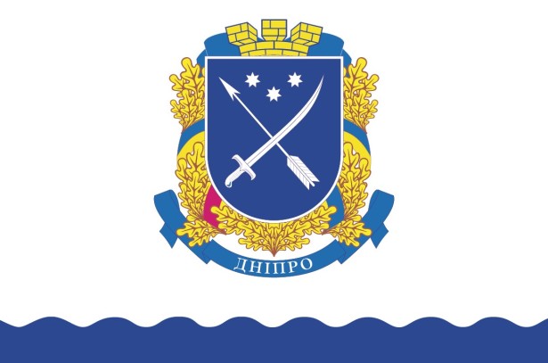 Прапор міста Дніпро (flag-00083)