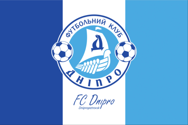 прапор фк дніпро традиційний (football-00002)