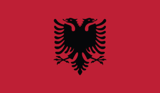 прапор Албанії (world-00151)