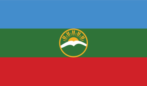 прапор Карачаєво-Черкесії (world-00086)