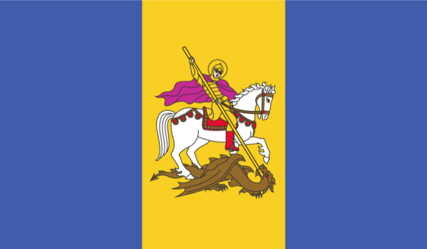 прапор Києвської області (flag-00019)