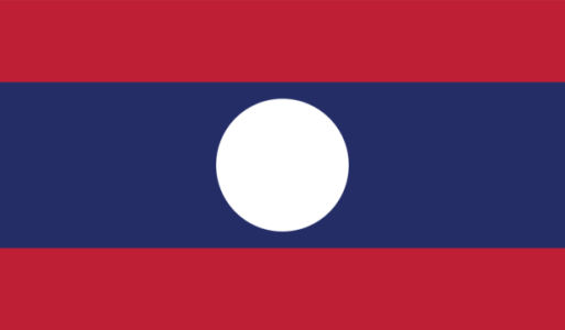 Прапор Лаосу (world-00244)