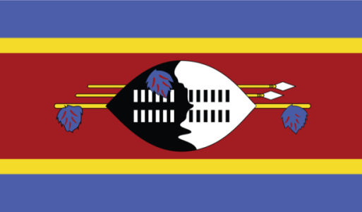 прапор Королівства Свазіленд (world-00105)