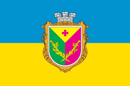 Прапор з гербом Олександрії (flag-000109)