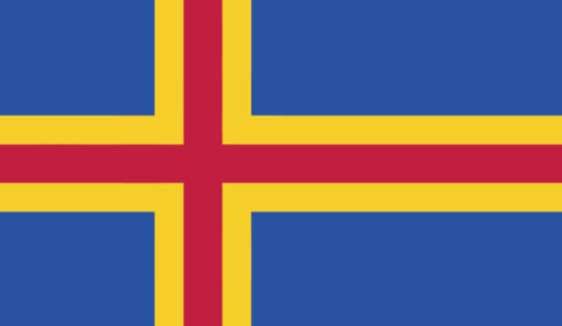 прапор Аландських островів (world-00150)