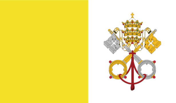 Прапор Держави Міста Ватикану (world-00136)