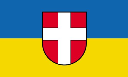 Прапор із гербом Волинської області України (prapor-volyn-oblast)