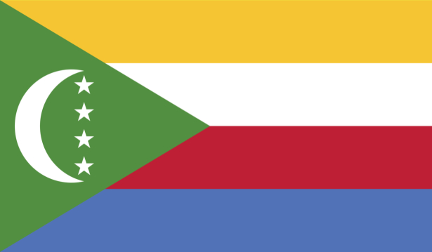 Прапор Коморських Островів (world-00208)